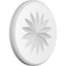Ekena Millwork Standard Grayson Flower Rosette With Rounded Edge, 6"W x 6"H x 1/2"P ROSP060X060X050GRY11 - alternate 1